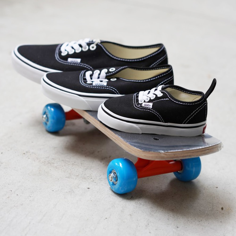 バンズ キッズ オーセンティック US3 VANS AUTHENTIC BLACK TODDLER