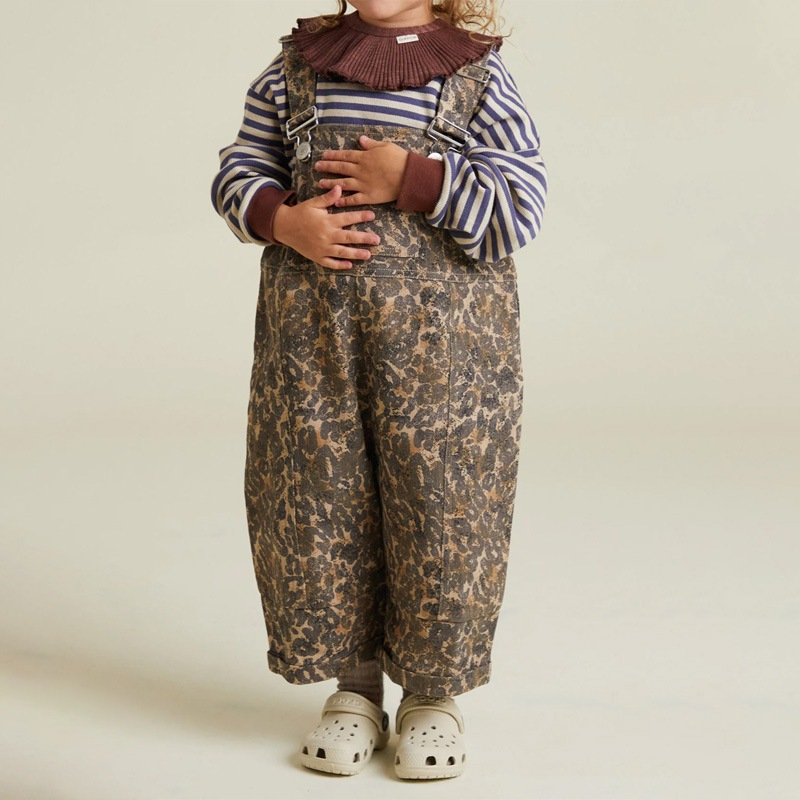 オーバーオール ダンガリー キッズ ベビー クロードアンドカンパニー Blythe Leopard Dungaree 1years-6years【国内正規品】Claude & Co