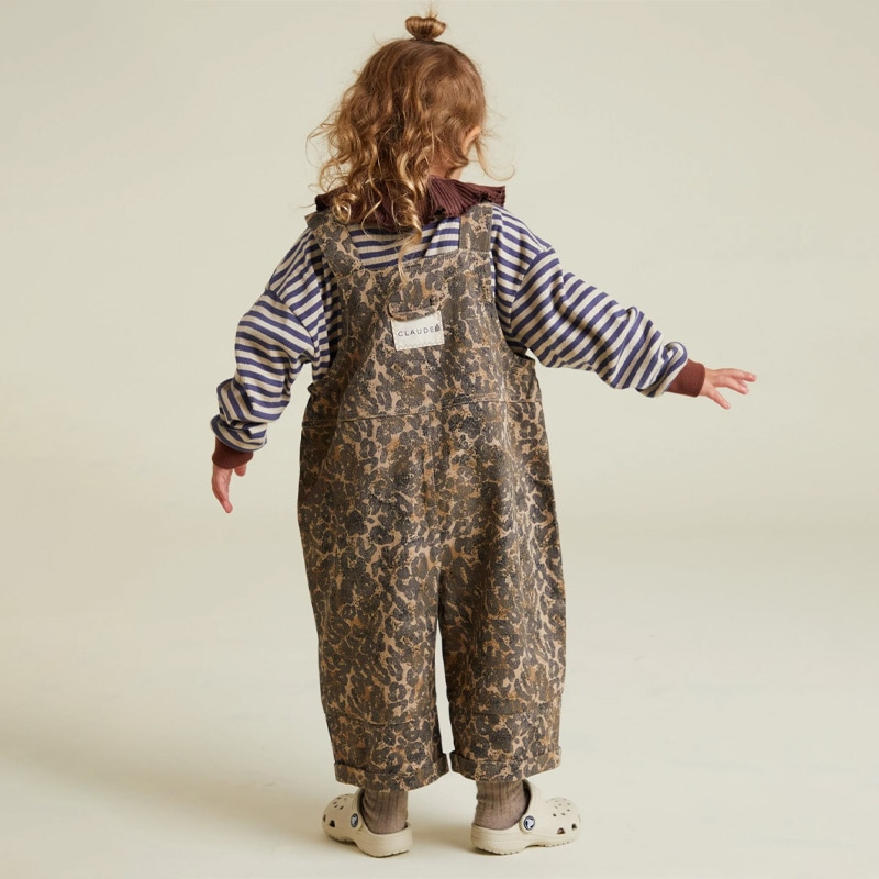 オーバーオール ダンガリー キッズ ベビー クロードアンドカンパニー Blythe Leopard Dungaree 1years-6years【国内正規品】Claude & Co