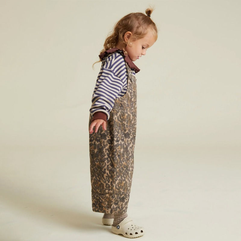 オーバーオール ダンガリー キッズ ベビー クロードアンドカンパニー Blythe Leopard Dungaree 1years-6years【国内正規品】Claude & Co