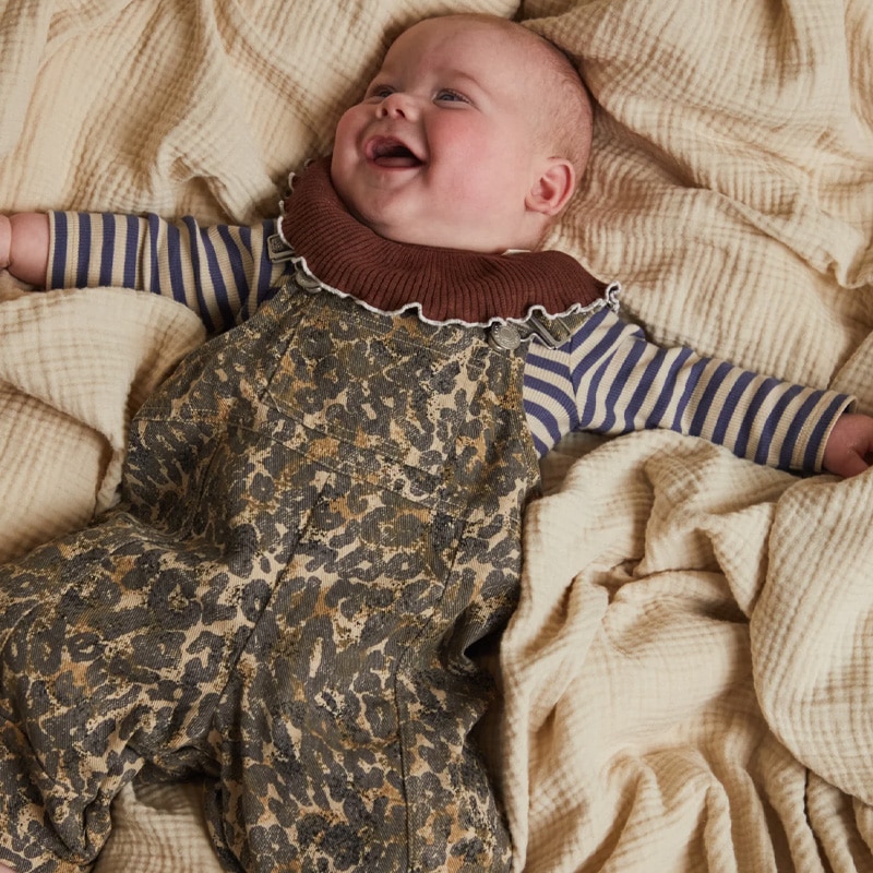 オーバーオール ダンガリー キッズ ベビー クロードアンドカンパニー Blythe Leopard Dungaree 1years-6years【国内正規品】Claude & Co