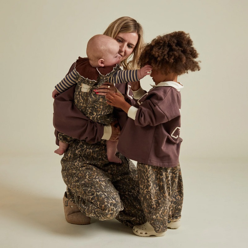 オーバーオール ダンガリー キッズ ベビー クロードアンドカンパニー Blythe Leopard Dungaree 1years-6years【国内正規品】Claude & Co