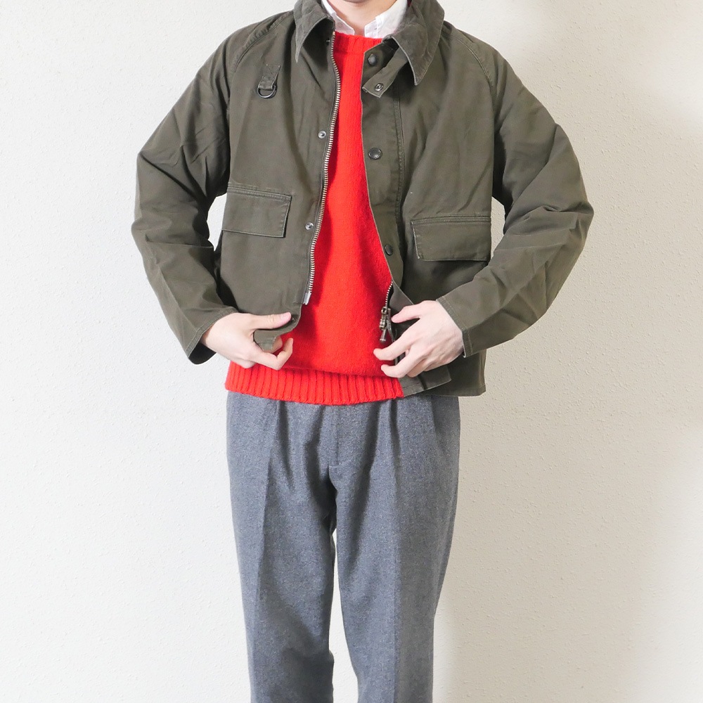 バブアー スペイ ダック コットン ショートレングス ブルゾン ユニ