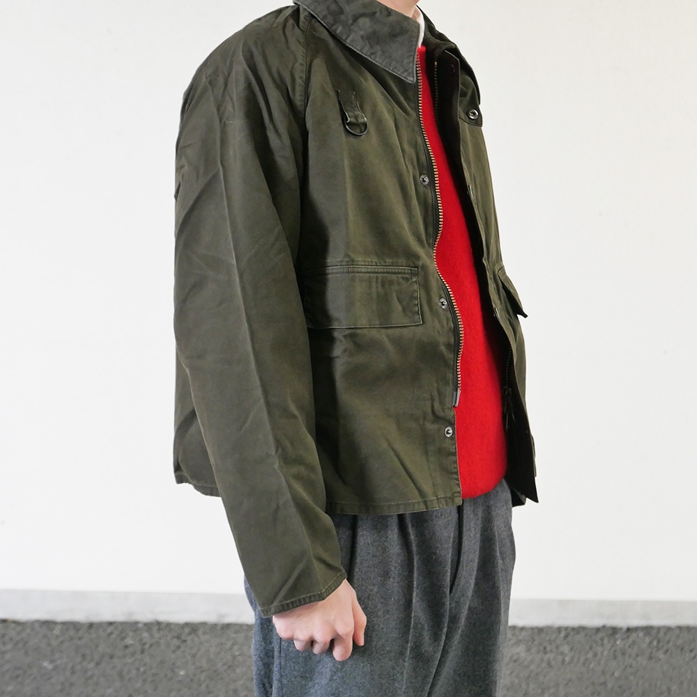 Barbour バブアー SPEYスペイ ショートブルゾン S グリーン SPEY / スペイ】ピーチスキン コットン ショートレングス