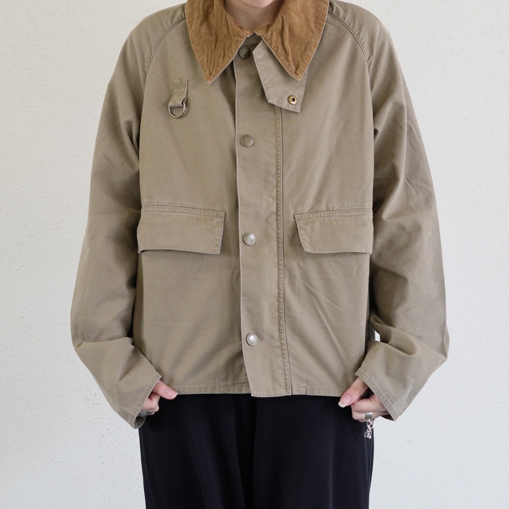 バブアー スペイ ダック コットン ショートレングス ブルゾン ユニ