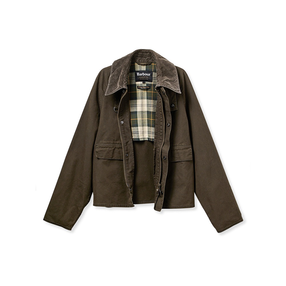 バブアー スペイ ダック コットン ショートレングス ブルゾン