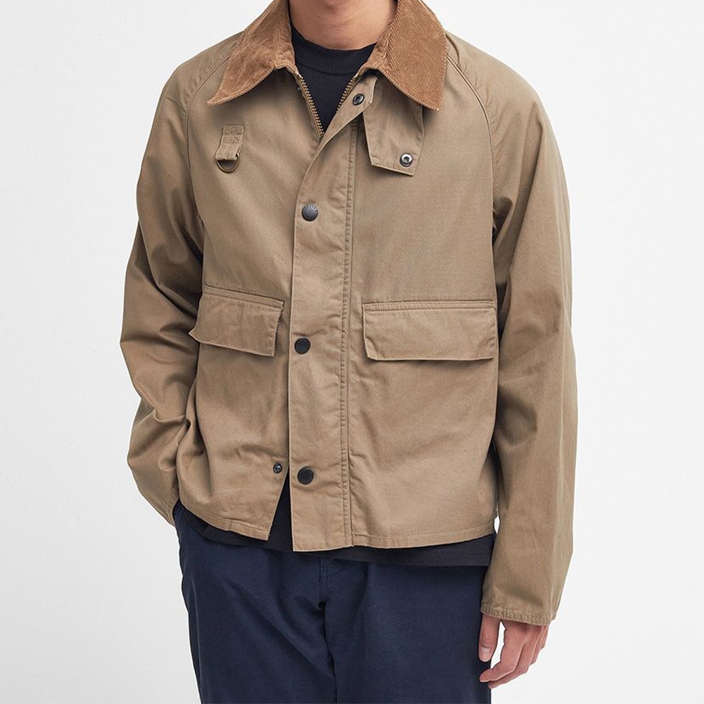 Barbour コットンジャケット　ショート丈　US6 Barbour transport バブアー トランスポート ワックス コットン