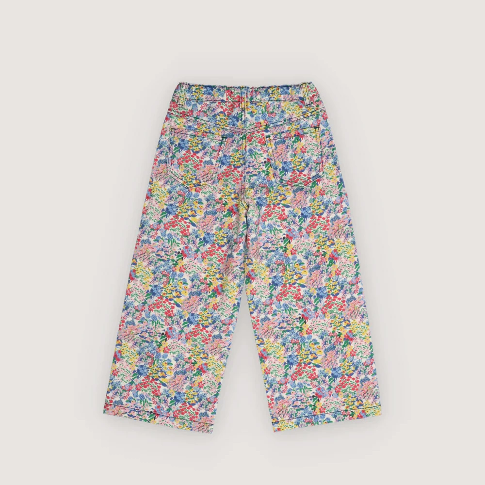 パンツ キッズ ザニューソサイエティ ワイドレッグデニムパンツ 長 パンツ キッズ ザニューソサイエティ ワイドレッグデニムパンツ 長