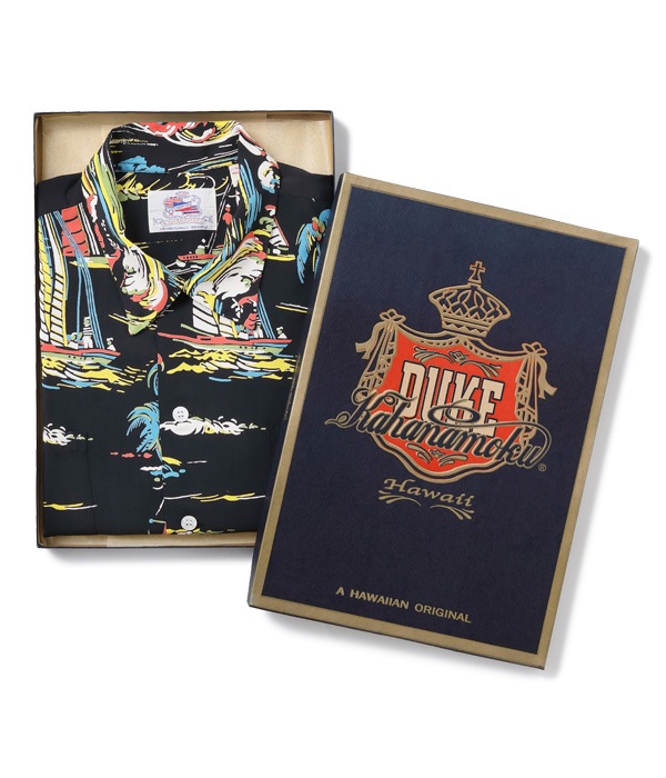 アロハシャツ  サンサーフ ハワイアンシャツ スペシャルエディション DUKE KAHANAMOKU SPECIAL EDITION ”FISHING BOAT” (SHORT SLEEVE)   SUN SURF
