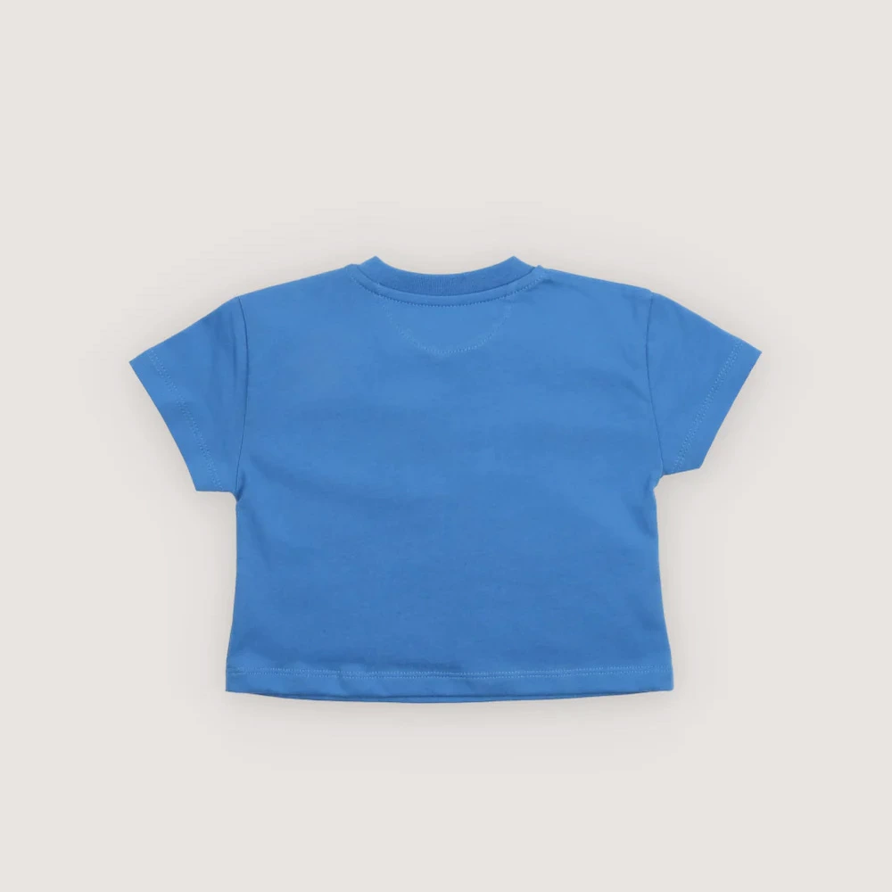 【期間限定8月1日より20%OFF SALE】　Tシャツ ベビー キッズ  ザニューソサイエティ 半袖 Tns Logo Baby T-Shirt Iris Whisper Soft Lemon【国内正規品】 The New Society