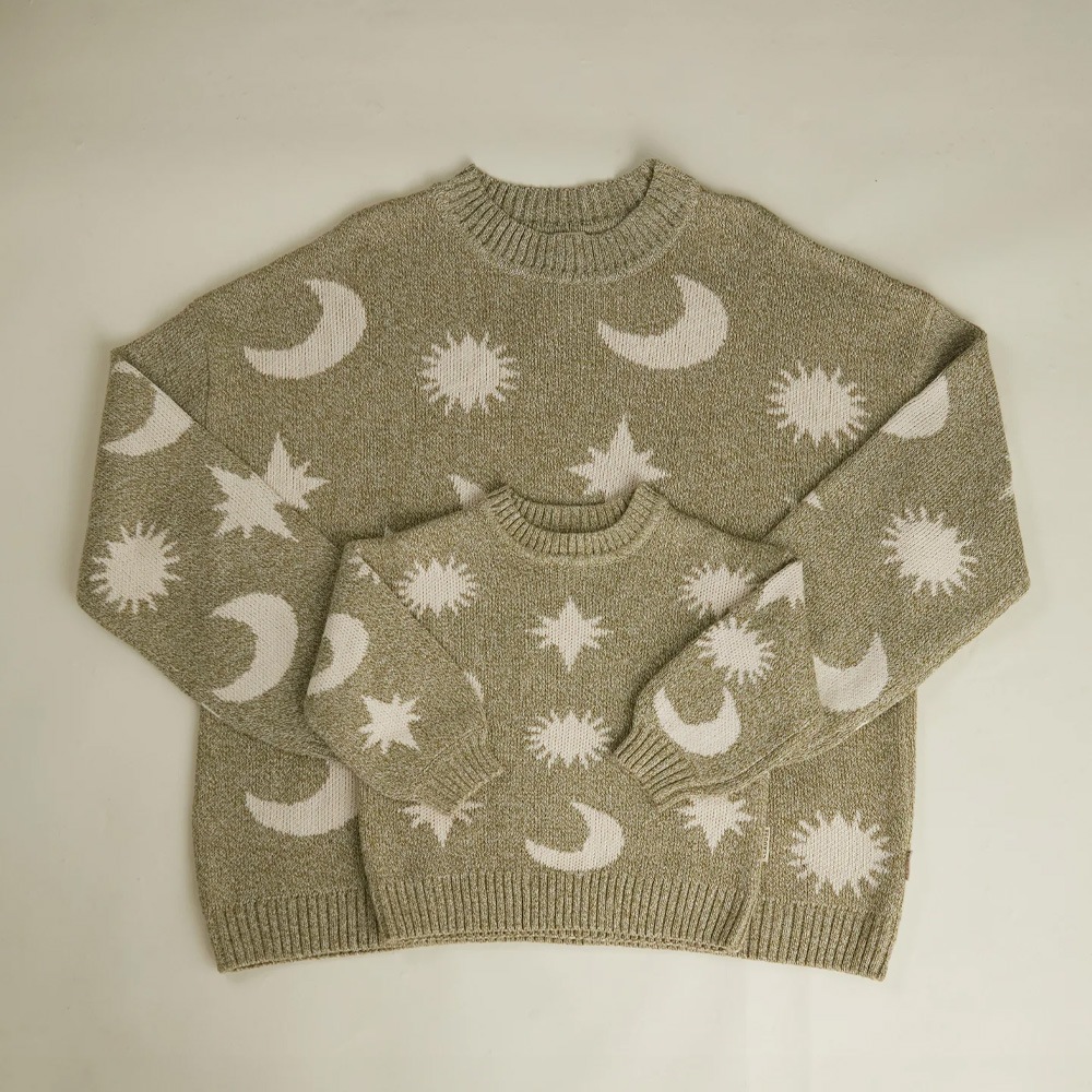 ニット セーター キッズ ベビー クロードアンドカンパニー Cozmo Midnight Moon Star Sweater 1years-5years【国内正規品】Claude & Co