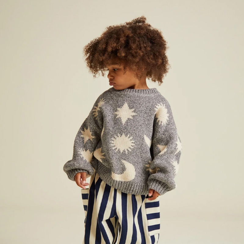 ニット セーター キッズ ベビー クロードアンドカンパニー Cozmo Midnight Moon Star Sweater 1years-5years【国内正規品】Claude & Co
