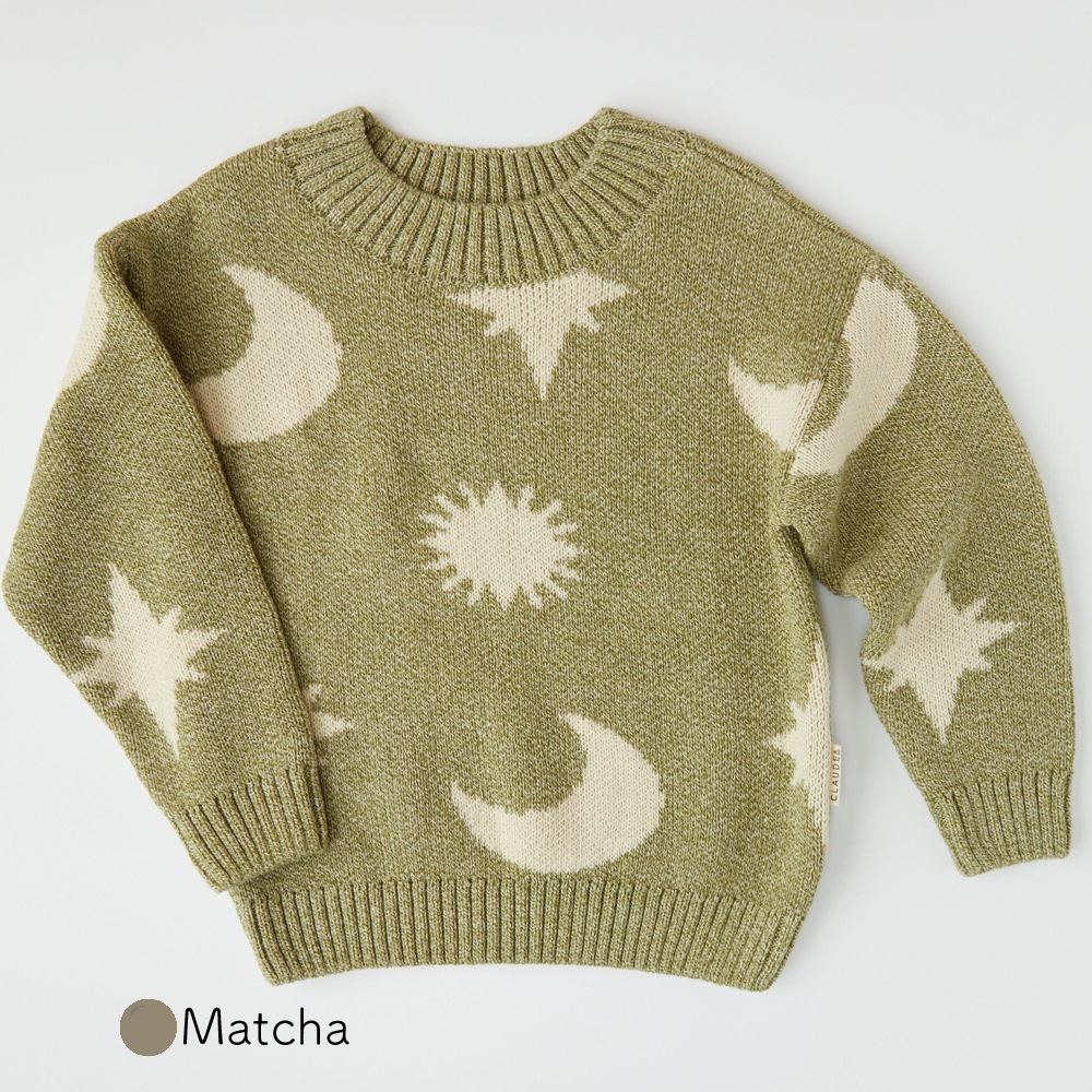 ニット セーター キッズ ベビー クロードアンドカンパニー Cozmo Midnight Moon Star Sweater 1years-5years【国内正規品】Claude & Co