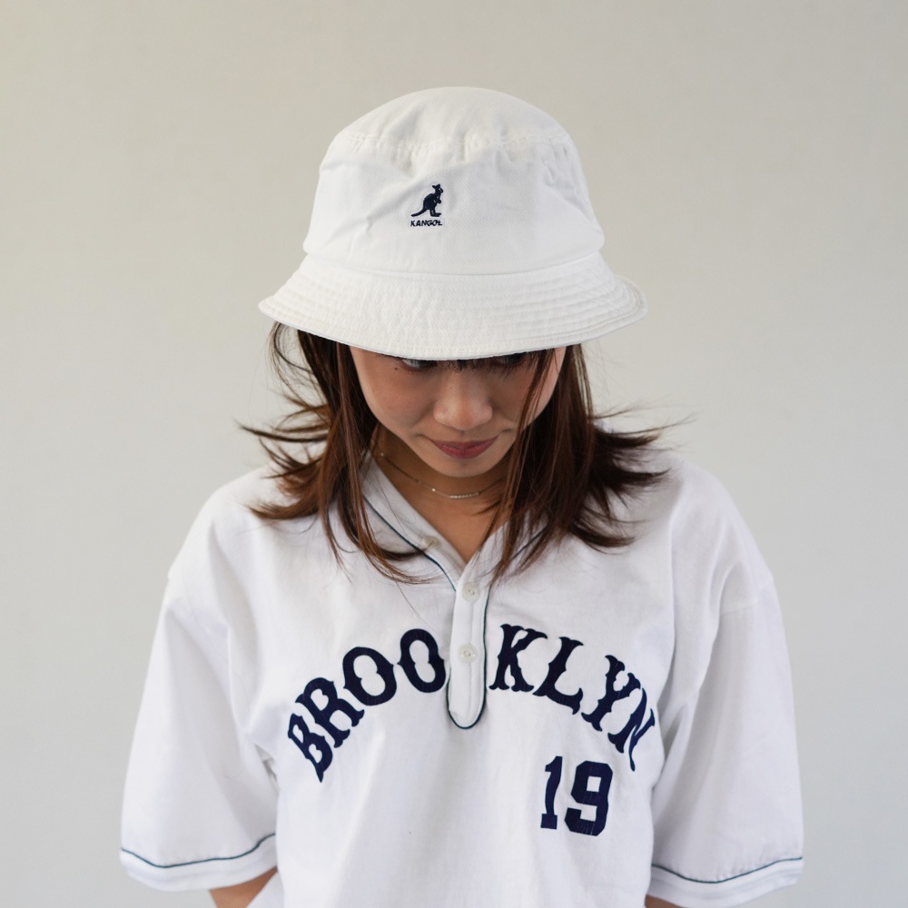 ハット カンゴール   ウォッシュドバケットハット KANGOL Washed Bucket 56-61cm 