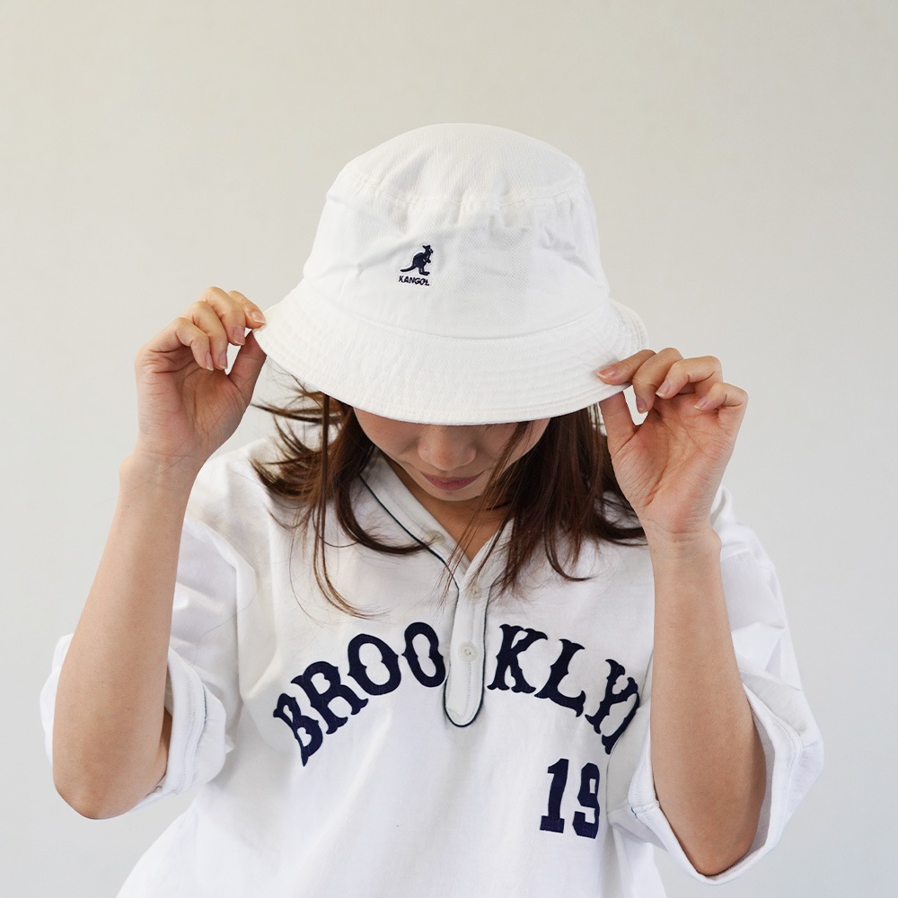 ハット カンゴール   ウォッシュドバケットハット KANGOL Washed Bucket 56-61cm 