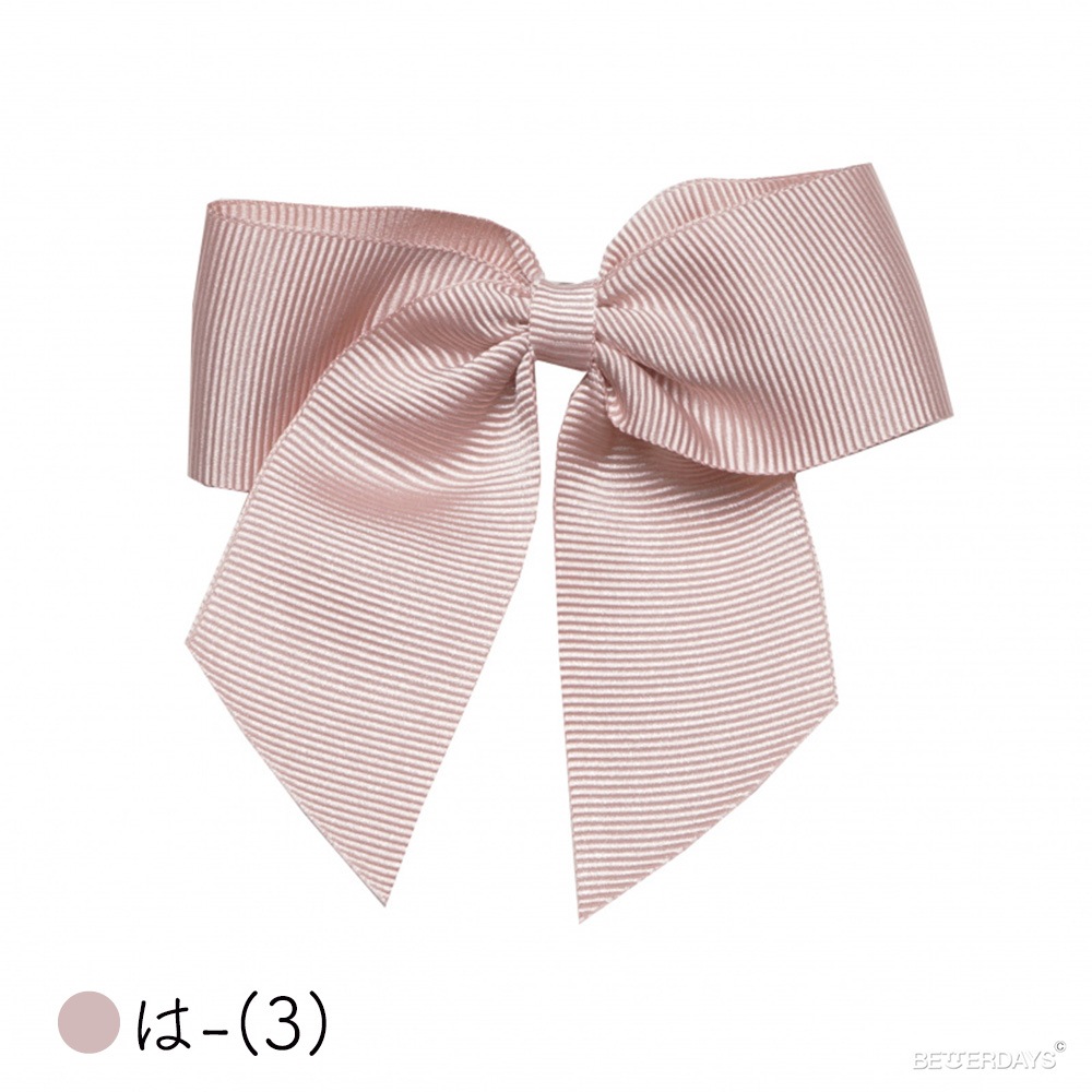 ヘアクリップ コンドル オーガンジーリボン 赤ちゃん 防寒 春 夏 condor Hairclip with organza bow