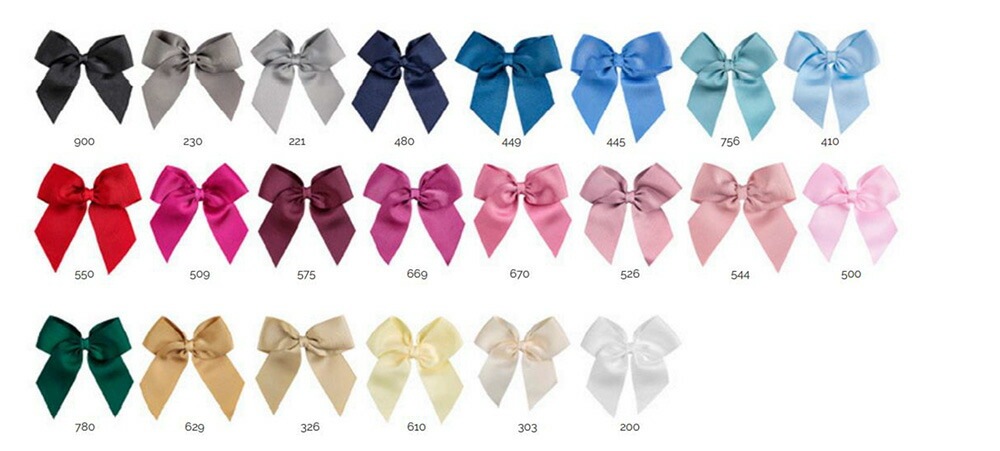 ヘアクリップ コンドル オーガンジーリボン 赤ちゃん 防寒 春 夏 condor Hairclip with organza bow