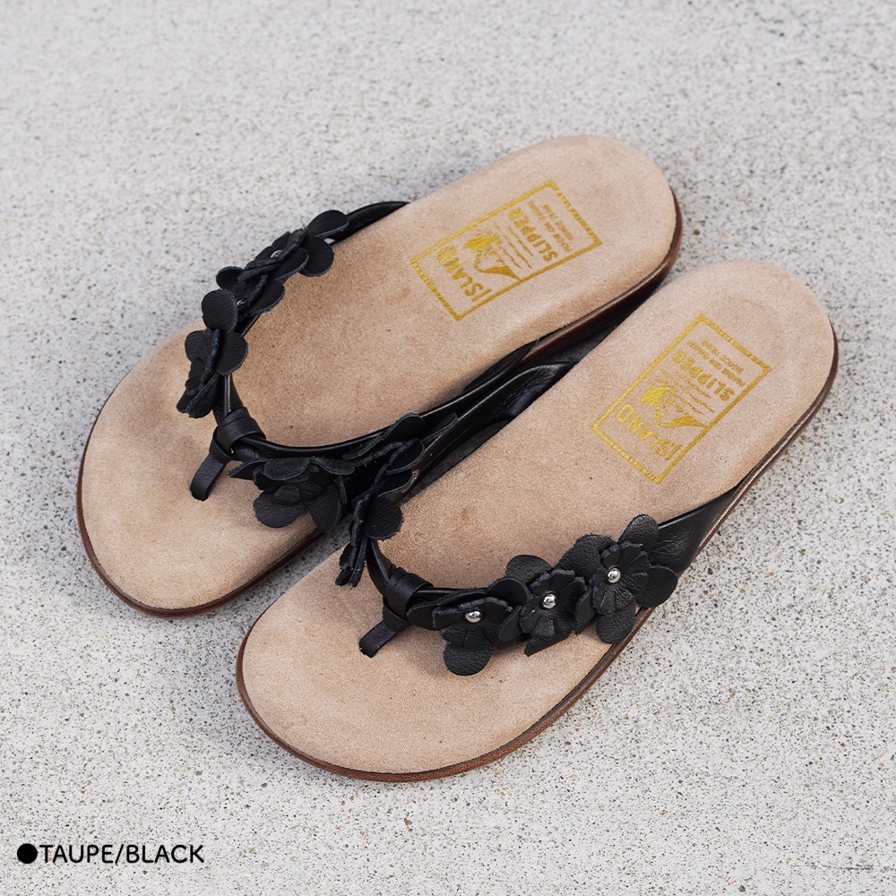 【新品未開封】　 Slipper ビーチサンダル ブラック　8 サンダル ビーチサンダル レディース アイランドスリッパ ラニ