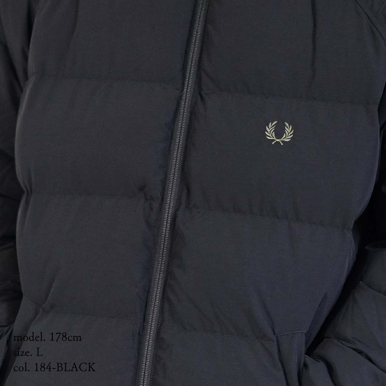 ブルゾン メンズ フレッドペリー パデッドジャケット  FRED PERRY RAGLAN SLEEVE PADDED JACKET 【国内正規品】 J1309