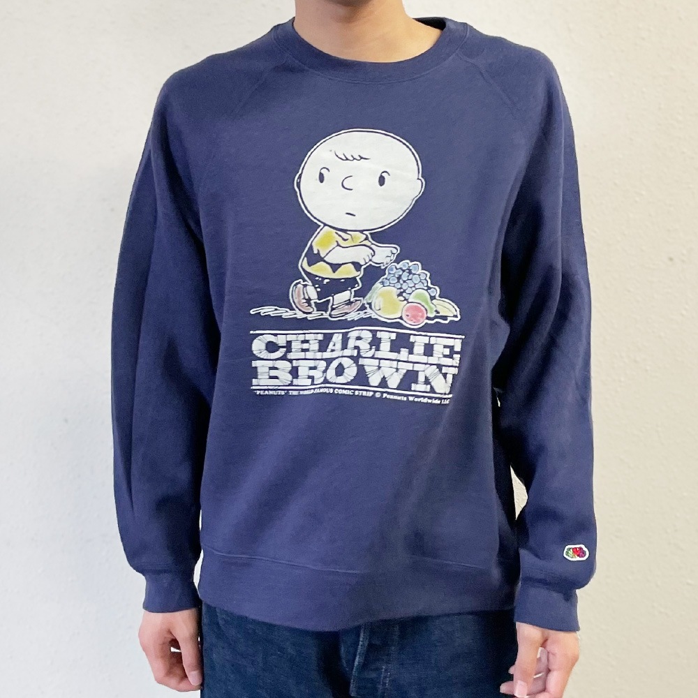トレーナー フルーツオブザルーム スヌーピー 裏起毛 FRUIT OF THE