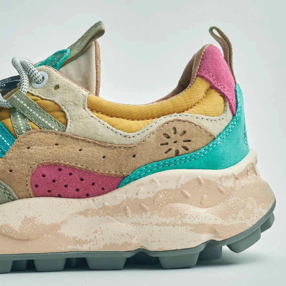 スニーカー ユニセックス ヤマノ3 フラワーマウンテン 10周年 FLOWER MOUNTAIN YAMANO3 Vanilla/Pink 10th Anniversary special color【国内正規品】FM63833