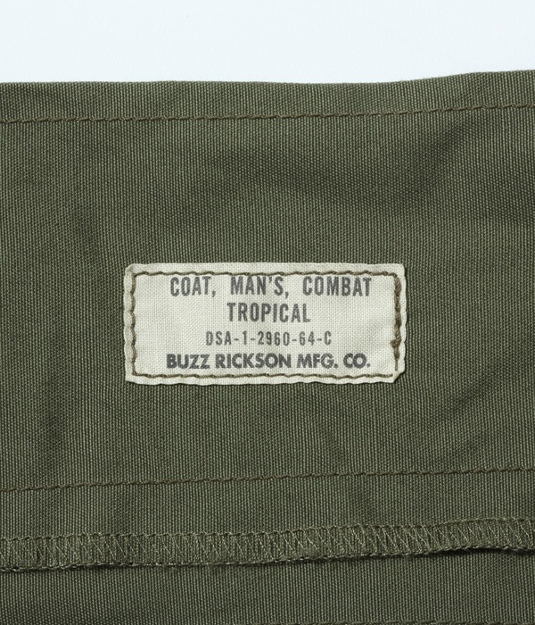 ジャケット  バズリクソンズ ミリタリー フィールドジャケット COAT MANS COMBAT TROPICAL BUZZ RICKSON'S