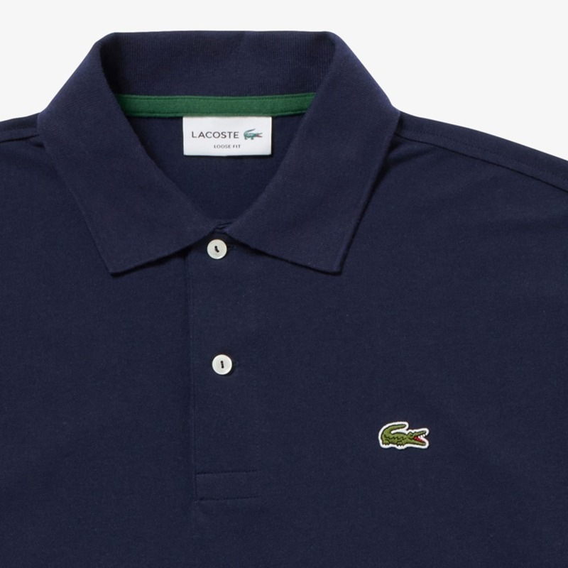 ラコステ ポロシャツ   LACOSTE リヨセルブレンドミニマルポロシャツ 半袖 