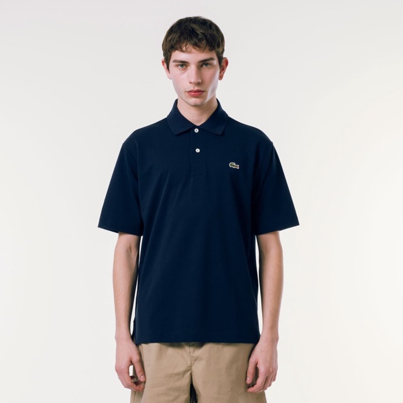 ラコステ ポロシャツ   LACOSTE リヨセルブレンドミニマルポロシャツ 半袖 
