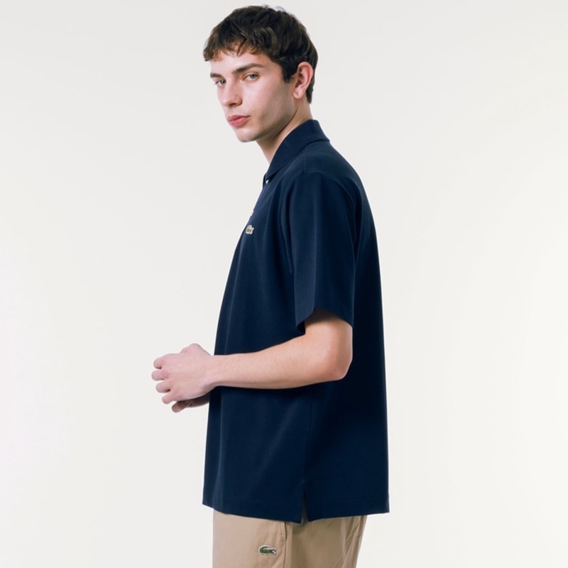 ラコステ ポロシャツ   LACOSTE リヨセルブレンドミニマルポロシャツ 半袖 
