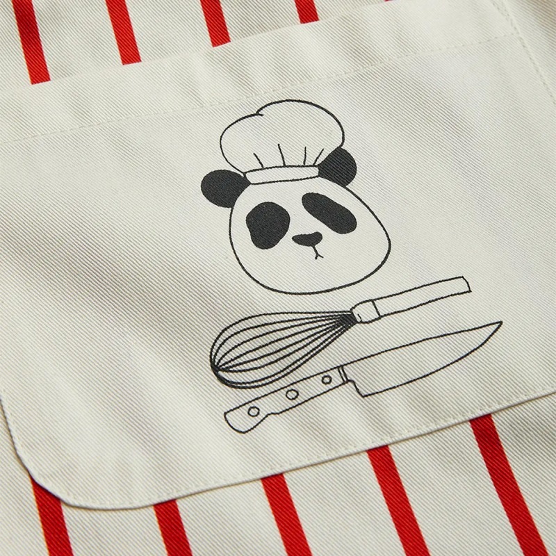 エプロン キッズ ミニロディーニ シェフ パンダ CHEF PANDA APRON  mini rodini