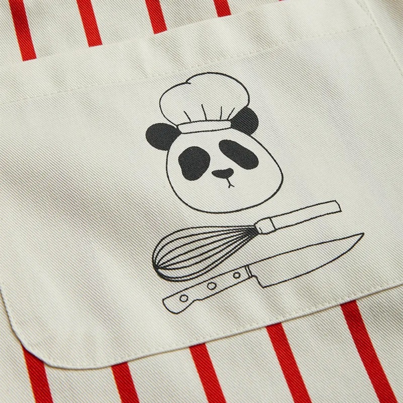 エプロン キッズ ミニロディーニ シェフ パンダ CHEF PANDA APRON 【国内正規品】 mini rodini