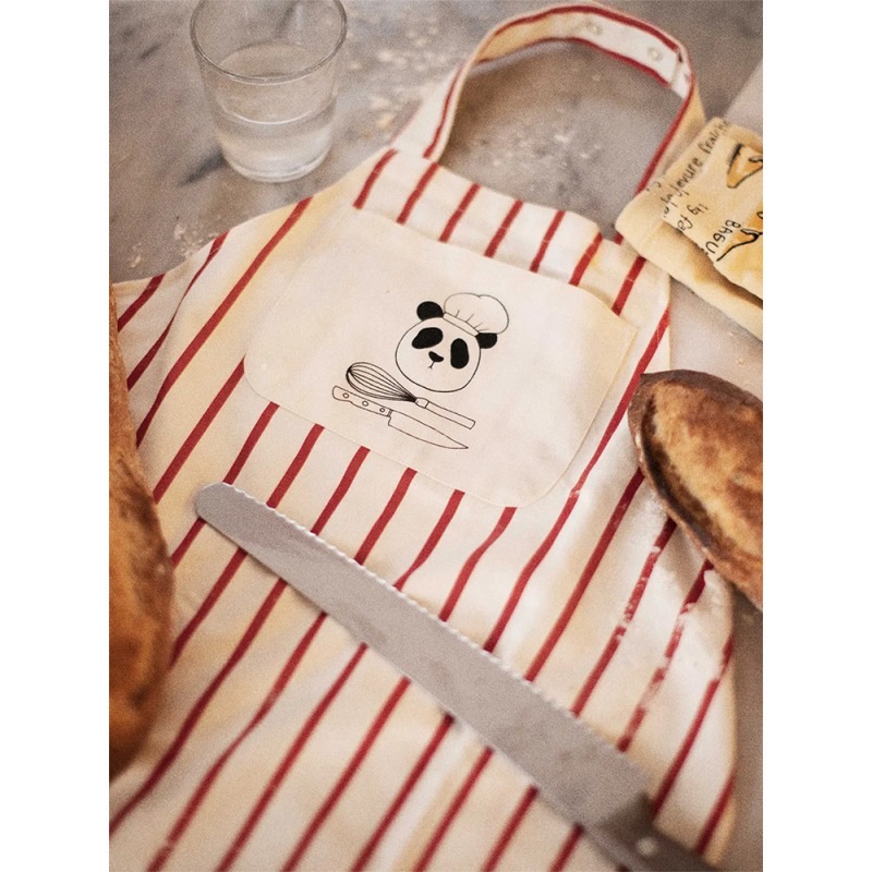 エプロン キッズ ミニロディーニ シェフ パンダ CHEF PANDA APRON 【国内正規品】 mini rodini