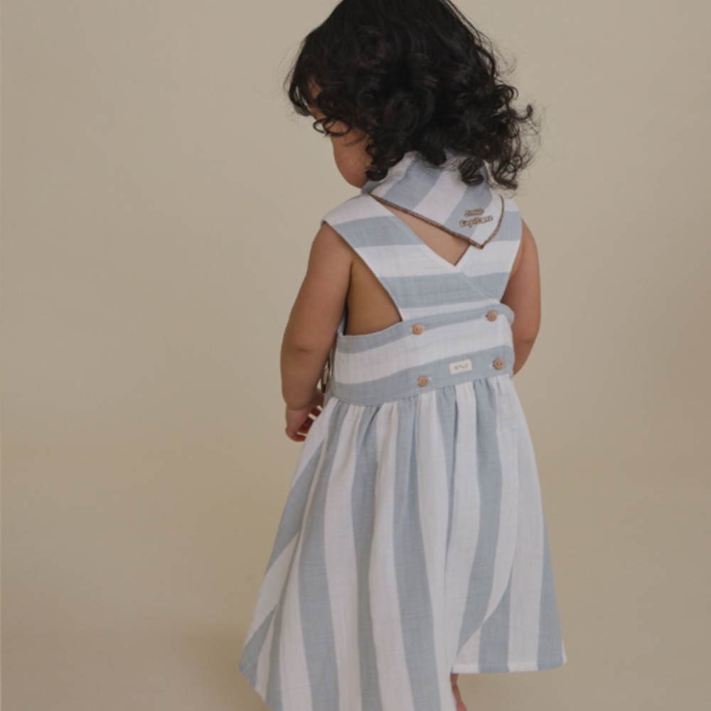 スカーフ キッズ  ベビー オーガニックズー  Organic Zoo Sardine Stripes Scout Scarf【国内正規品】16sasscarf-16ssscarf