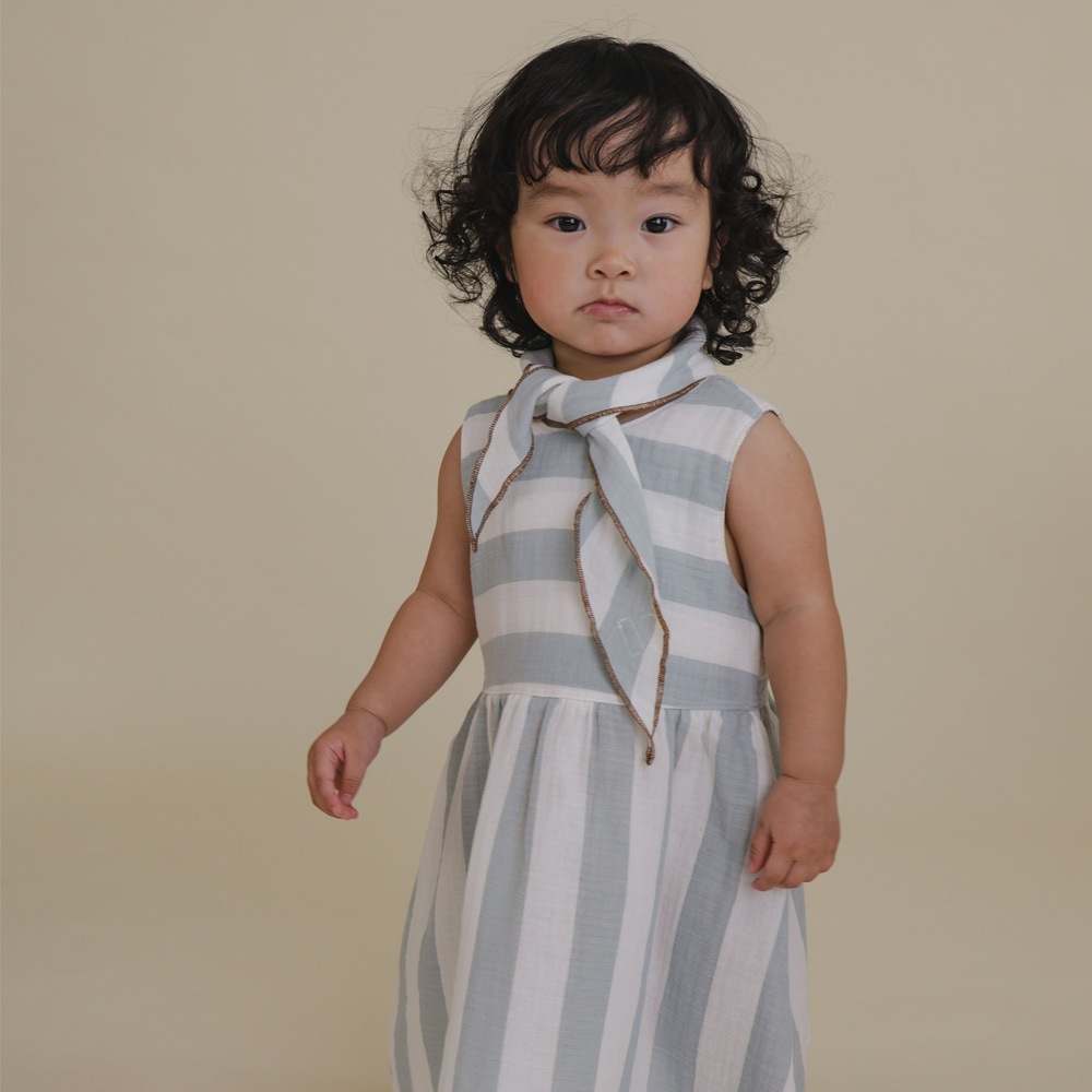 スカーフ キッズ  ベビー オーガニックズー  Organic Zoo Sardine Stripes Scout Scarf【国内正規品】16sasscarf-16ssscarf