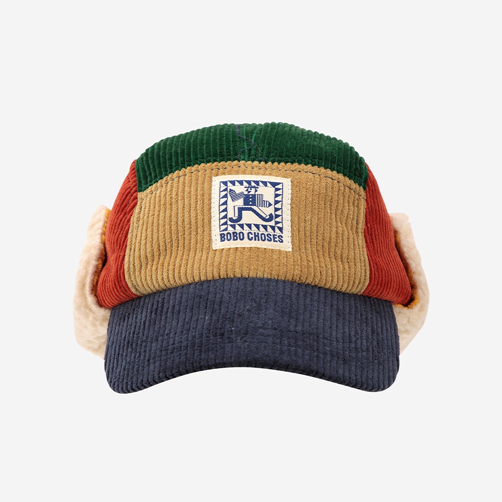 【25AW 8/21発売開始】帽子 キャップ キッズ ベビー ボボ・ショーズ  Mr Pencil corduroy winter cap【国内正規品】 Bobo Choses