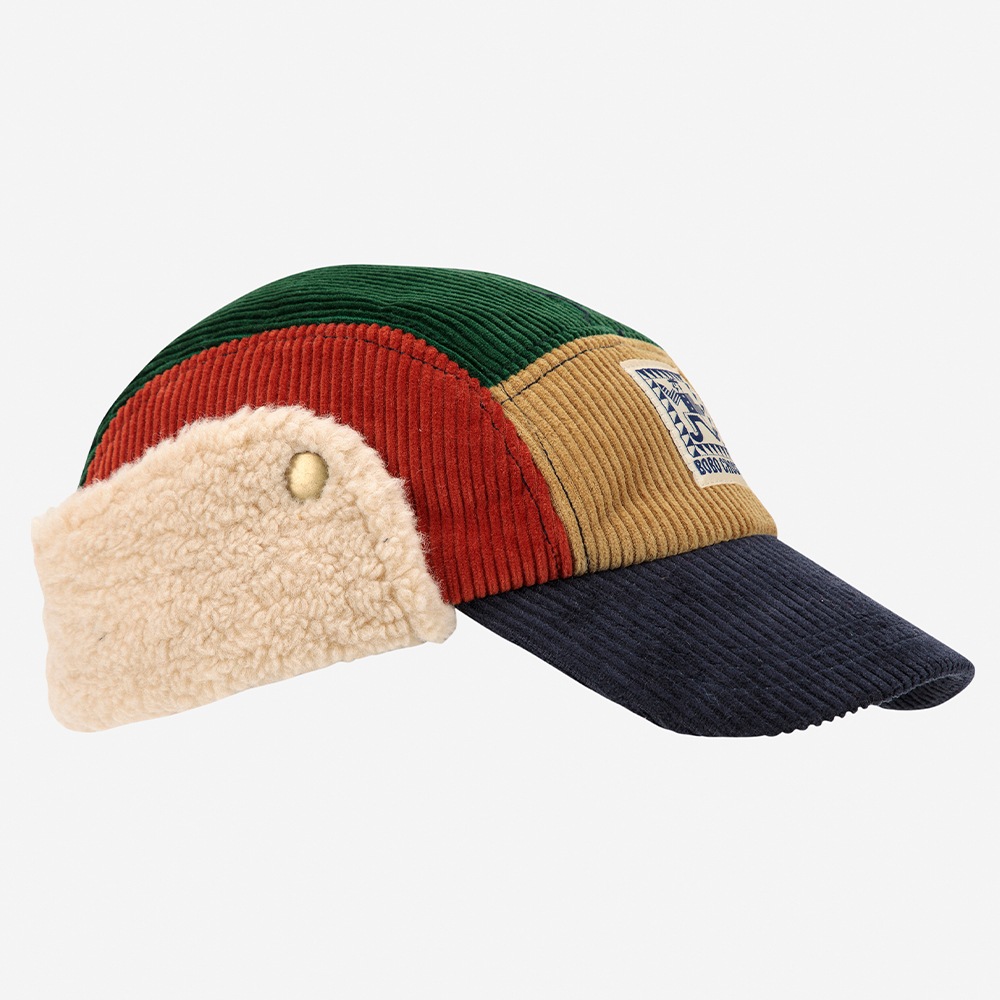 【25AW 8/21発売開始】帽子 キャップ キッズ ベビー ボボ・ショーズ  Mr Pencil corduroy winter cap【国内正規品】 Bobo Choses