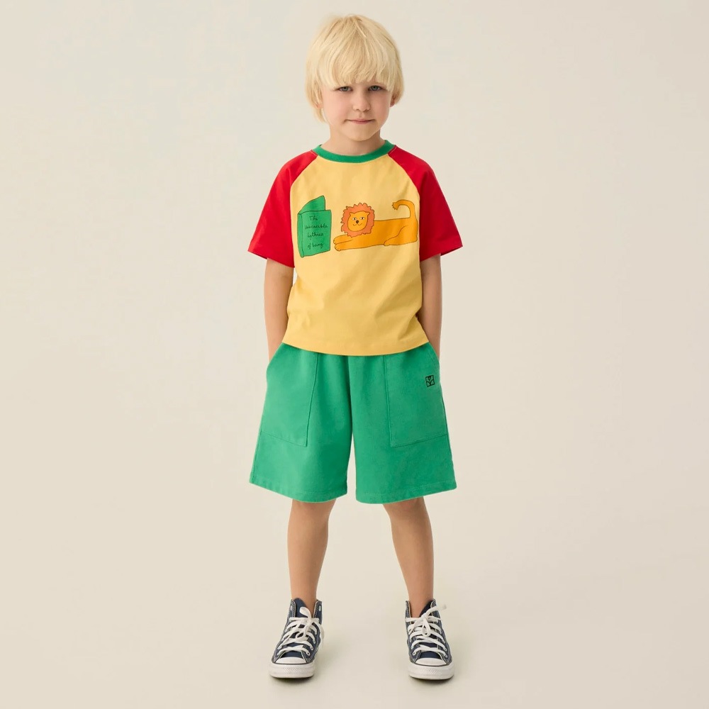 Tシャツ キッズ  ベビー ライオン ザ カンパメント Reading Lion Tshirt【国内正規品】The Campamento TC-SS26-14