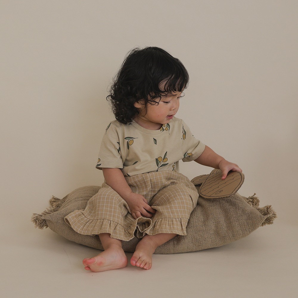Tシャツ キッズ  ベビー オーガニックズー  Organic Zoo Olive Garden Classic T-Shirt【国内正規品】 16stogoz