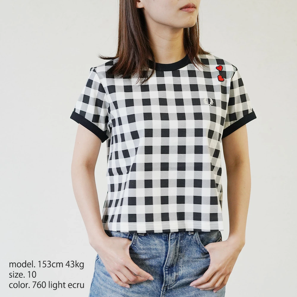 フレッドペリー  Tシャツ レディース エイミーワインハウス  半袖 FRED PERRY Amy Winehouse Printed T-Shirt【国内正規品】SG2133