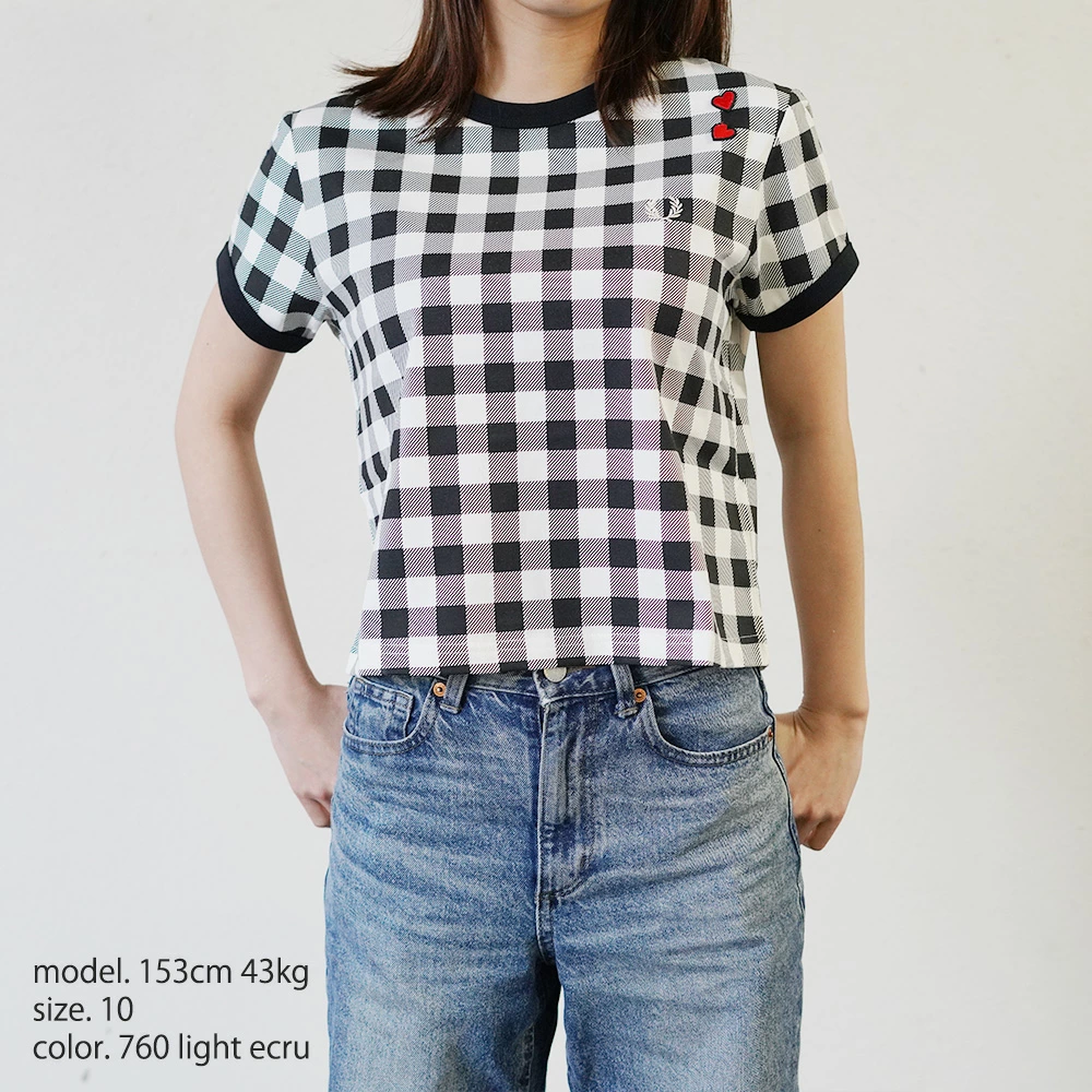 フレッドペリー  Tシャツ レディース エイミーワインハウス  半袖 FRED PERRY Amy Winehouse Printed T-Shirt【国内正規品】SG2133