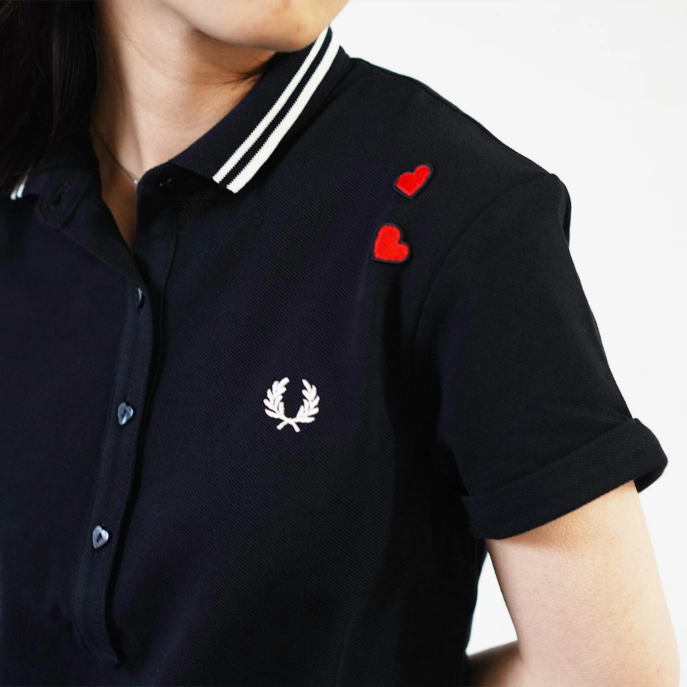 フレッドペリー  ポロシャツ レディース エイミーワインハウス 半袖 FRED PERRY Amy Winehouse Tipped Polo Shirt【国内正規品】SG2130