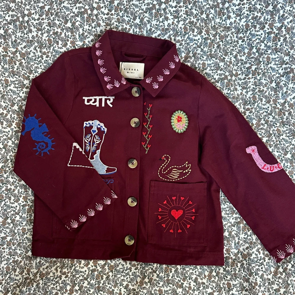 ジャケット キッズ ベビー My MINI Jacket Burgundy SISSEL EDELBO