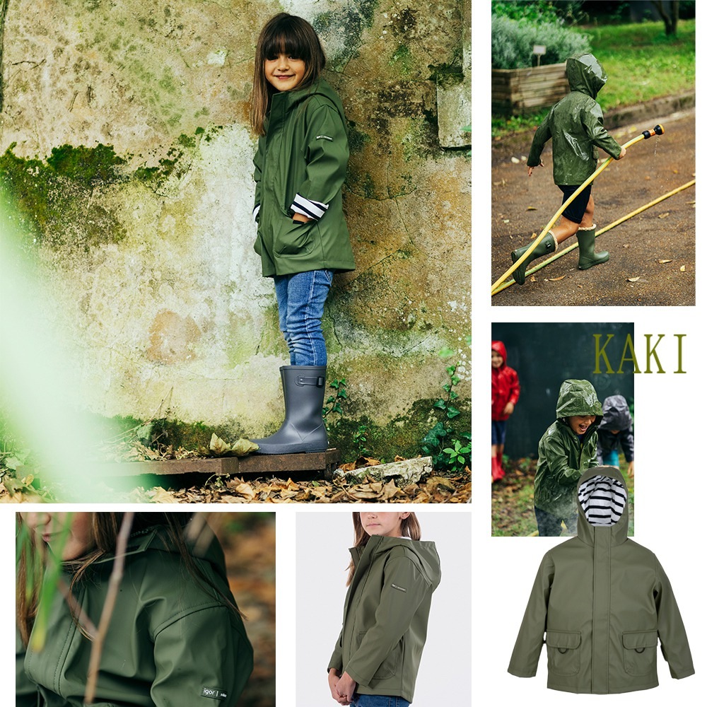【SALE／10%OFF】アウター キッズ イゴール レインジャケット ユーリ ジャケット コート アウター igor EURI Rainwear スペイン ブランド レインコート  洗濯可能