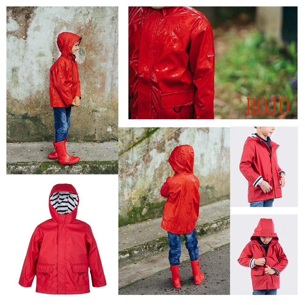 アウター キッズ イゴール レインジャケット ユーリ ジャケット コート アウター IGOR EURI Rainwear スペイン ブランド レインコート 【国内正規品】 洗濯可能 