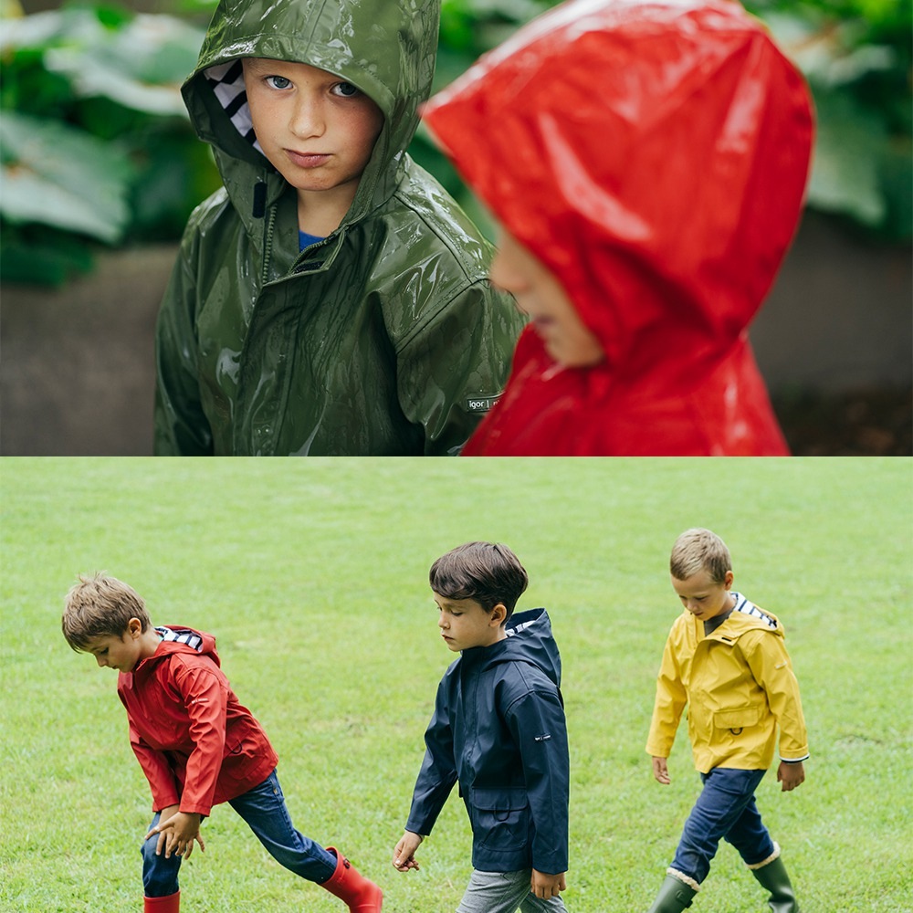 【SALE／10%OFF】アウター キッズ イゴール レインジャケット ユーリ ジャケット コート アウター igor EURI Rainwear スペイン ブランド レインコート  洗濯可能