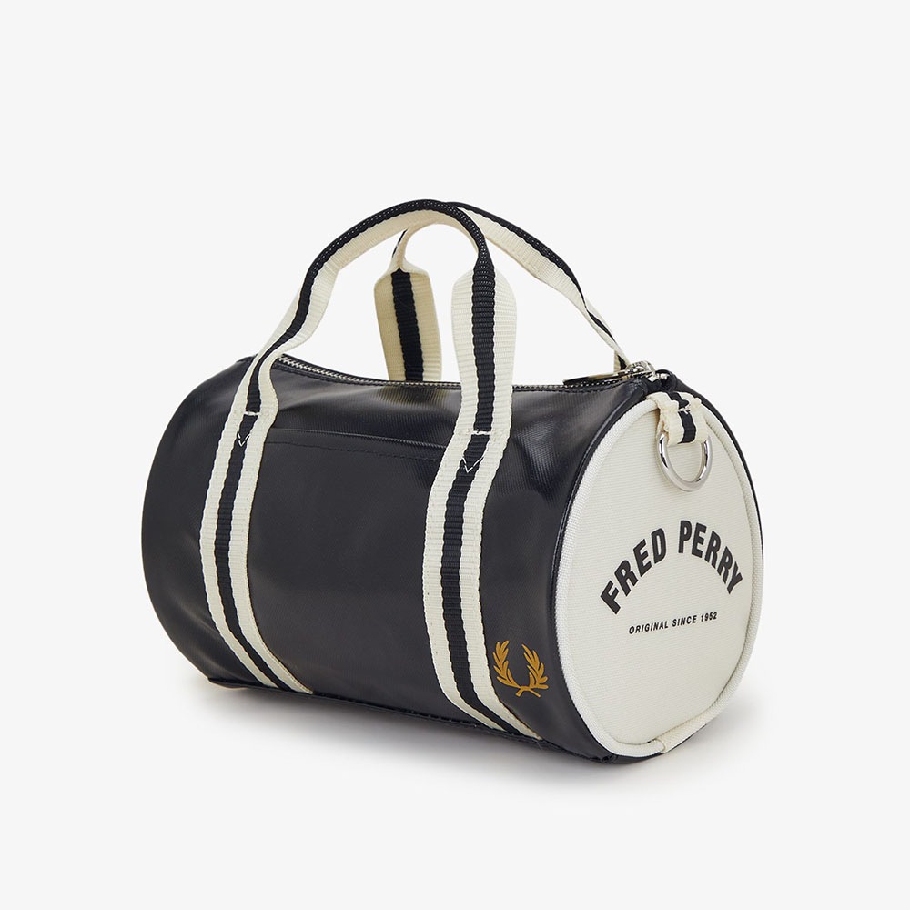 フレッドペリー ミニバレルバッグ ボストンバッグ ショルダー ユニセックス FRED PERRY CLASSIC MINI BARREL BAG 【国内正規品】L9256