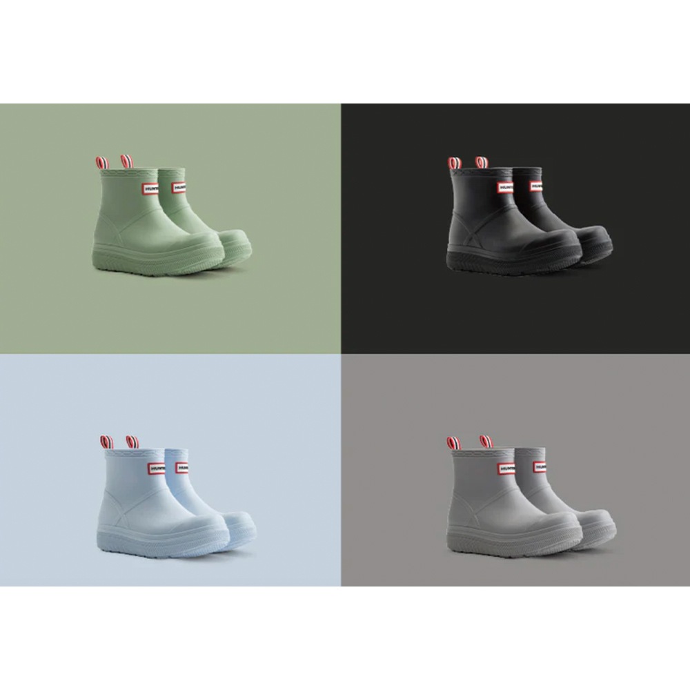 レイン ショート ブーツ ハンター レディース  ユニセックス プレイ モールデットブーツ  PLAY MOLDED BOOT  靴 【国内正規品】 UFS7105PVC 22cm-25cm