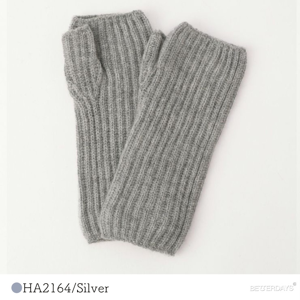 手袋 指なし  ジョンストンズ カシミア リブリストウォーマー ジョンストンズ オブ エルガン Johnstons of Elgin WOMENS  HAE02681