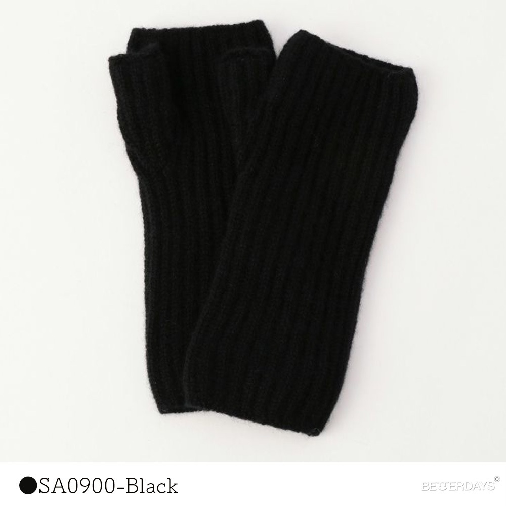 手袋 指なし  ジョンストンズ カシミア リブリストウォーマー ジョンストンズ オブ エルガン Johnstons of Elgin WOMENS  HAE02681