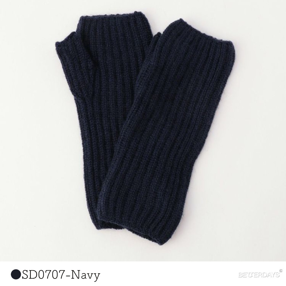 手袋 指なし  ジョンストンズ カシミア リブリストウォーマー ジョンストンズ オブ エルガン Johnstons of Elgin WOMENS  HAE02681
